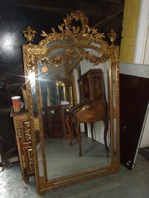 A French Gilt Mirror