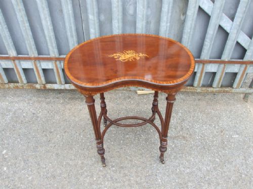 A Fine Quality Kidney Shaped Occasional Table