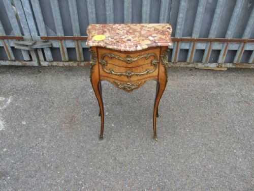 A Fine Exhibition Quality French Marble Top Commode/chest