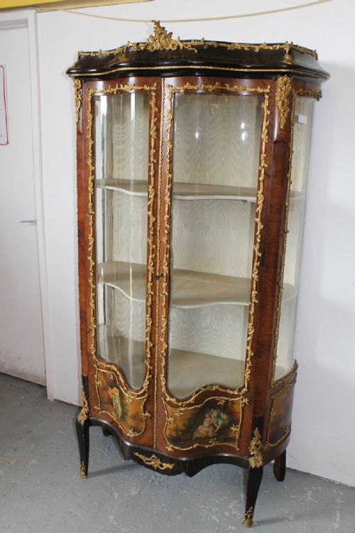 A Two Door Vernis Martin Cabinet