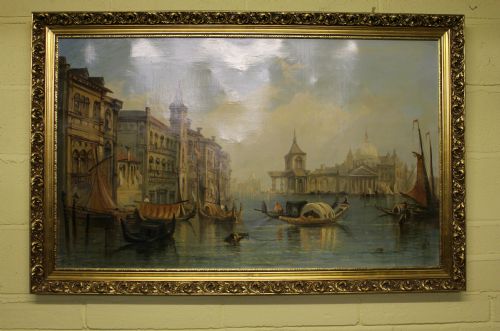 Large Oil Painting of Venice