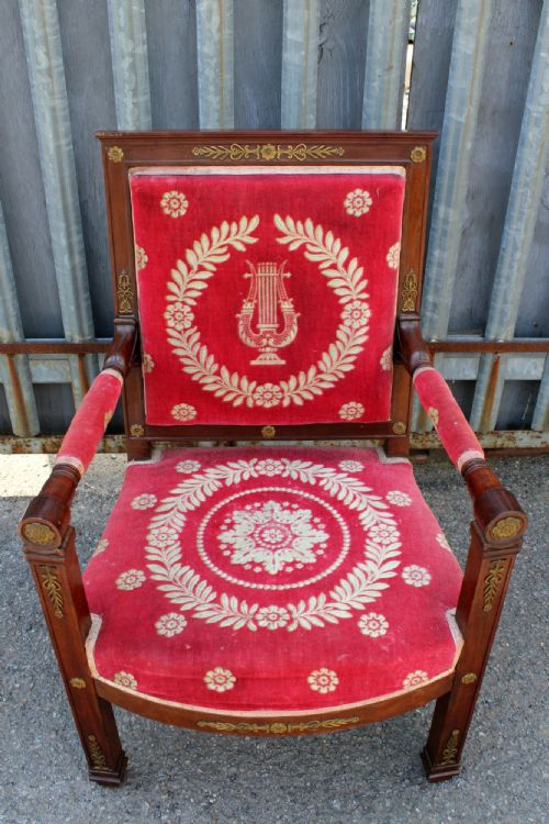A French Empire Style Office Chair