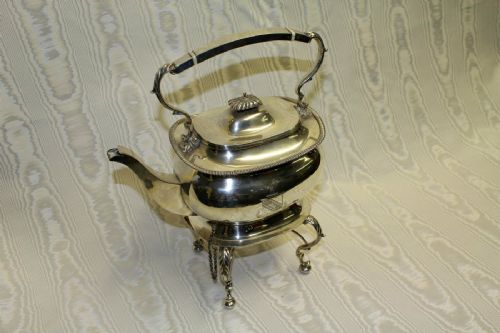 A Silver Spirit Kettle by George Nathan & Ridley Hayes