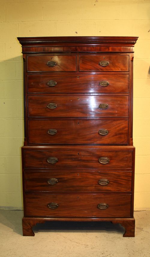 Georgian Mahogany Chest on Chest/tallboy