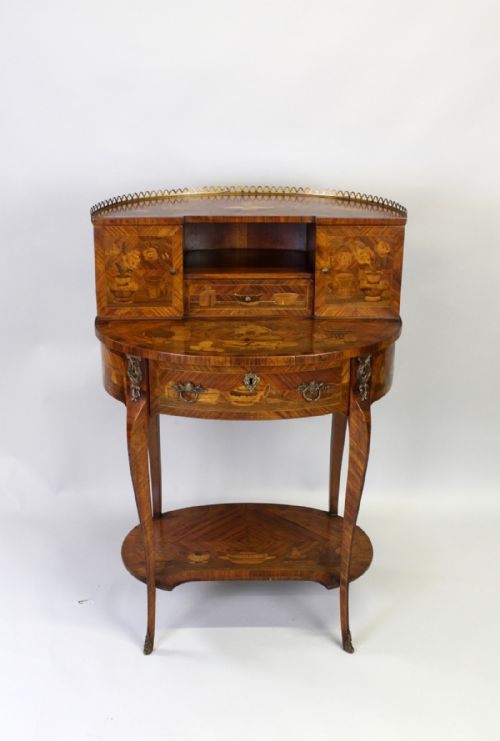 An Early 20th Century Marquetry Inlaid Writing Desk