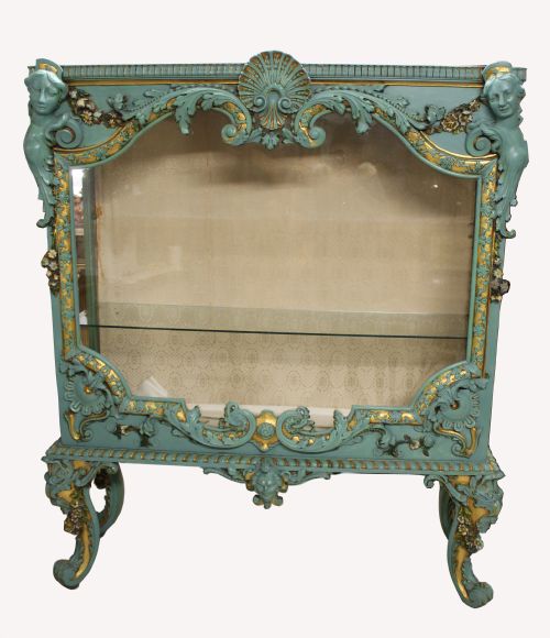 A Beautiful Carved Venetian Display Cabinet