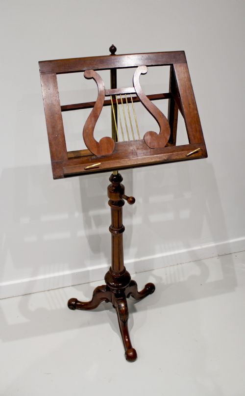 A Lovely Victorian Walnut Music Stand