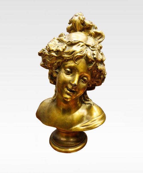 A Beautiful Quality 19th Century Bronze Bust of Lady
