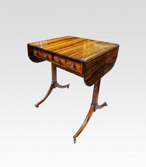 Regency Coromandel Wood Sofa Table