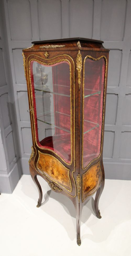 A French Kingwood & Marquetry Inlaid Cabinet