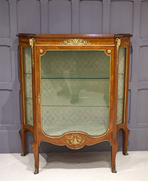 A Lovely Sized French Gilt Metal Mounted Side Cabinet
