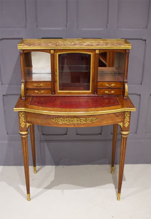 A Beautiful French Marble Top Writing Desk