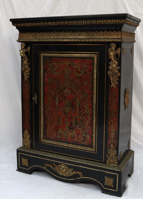 fig 1. 19th Century French Boulle Side Cabinet