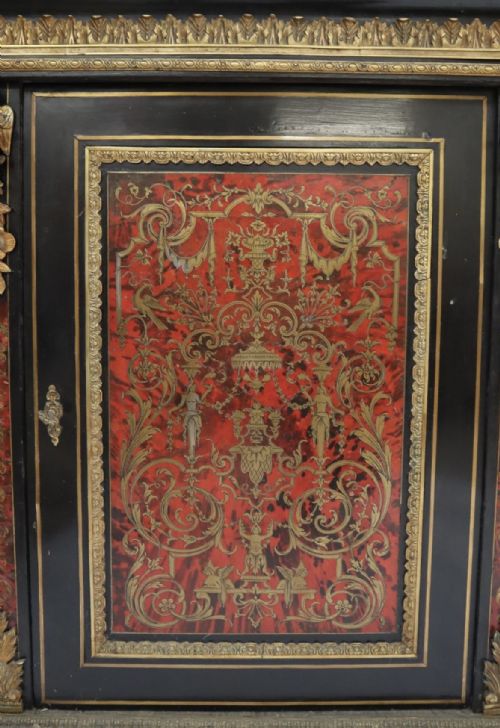 fig 2. 19th Century French Boulle Side Cabinet