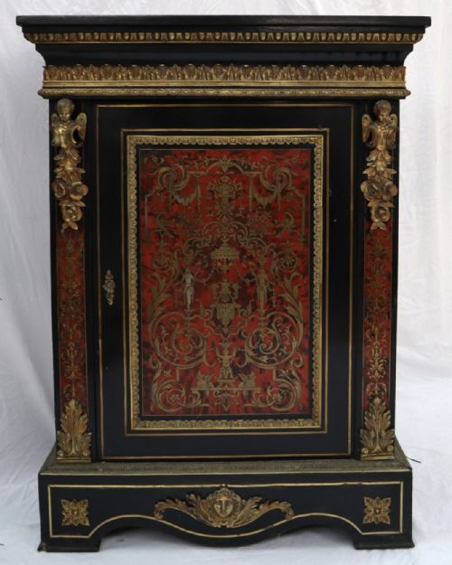 fig 4. 19th Century French Boulle Side Cabinet