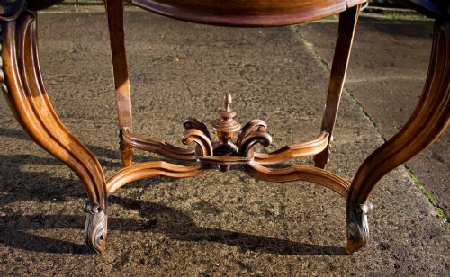 fig 2. 19th Century Carved Mahogany Centre Table