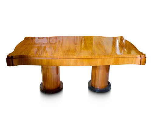 Art Deco Twin Pedestal Dining Table