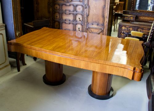fig 2. Art Deco Twin Pedestal Dining Table