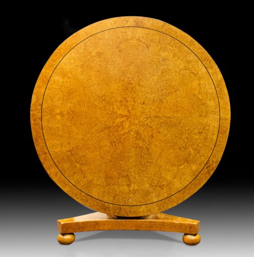 Stunning Antique 19th Century Amboyna & Ebonised Round Centre Table