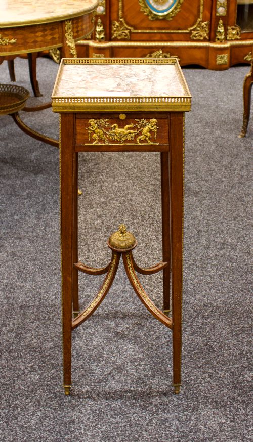 Louis Xiv Style Side Table in the Manner of François Linke