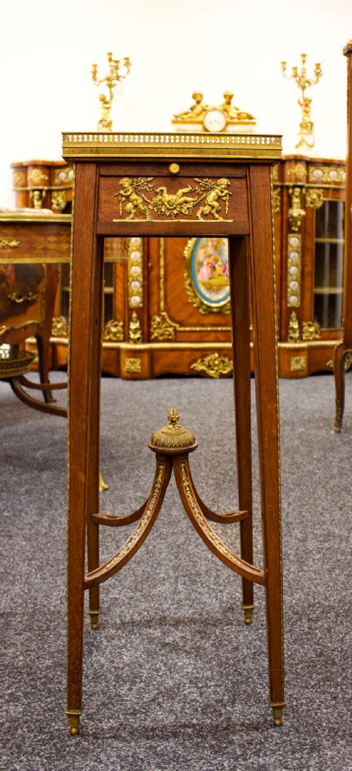 fig 1. Louis XIV Style Side Table In The Manner Of François Linke