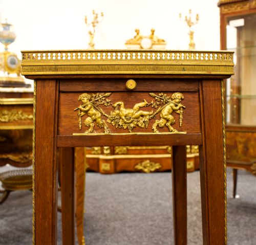 fig 2. Louis XIV Style Side Table In The Manner Of François Linke