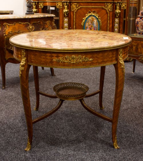 Fine Quality Antique Gilt Bronze Centre Table Attributed to Francois Linke
