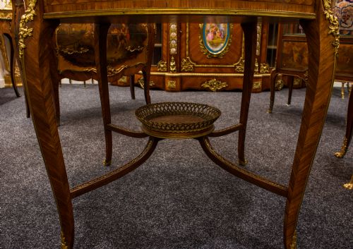 fig 3. Fine Quality Antique Gilt Bronze Centre Table Attributed To Francois Linke