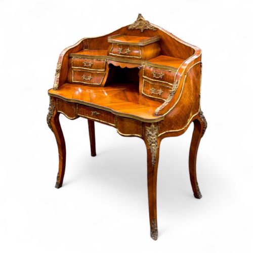 Stunning Antique French Kingwood & Ormolu Desk