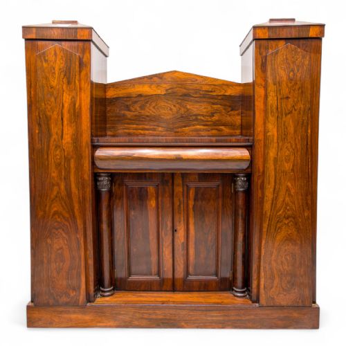 ANTIQUE WILLIAM IV ROSEWOOD SIDE CABINET