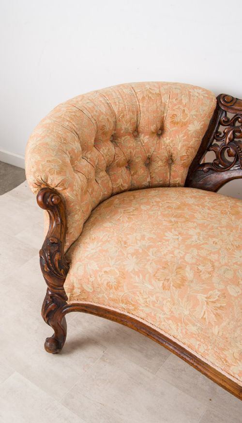 ANTIQUE VICTORIAN CARVED WALNUT 3 PIECE SUITE SETTEE PAIR OF CHAIRS - ADDITIONAL PHOTO 7