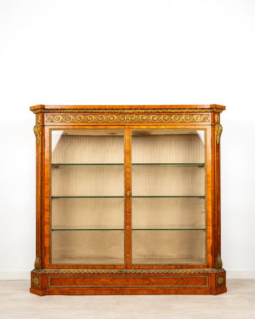 H. J. Hatfield & Sons Gilt-Bronze Display Cabinet - Lady Ludlow Collection c.1900