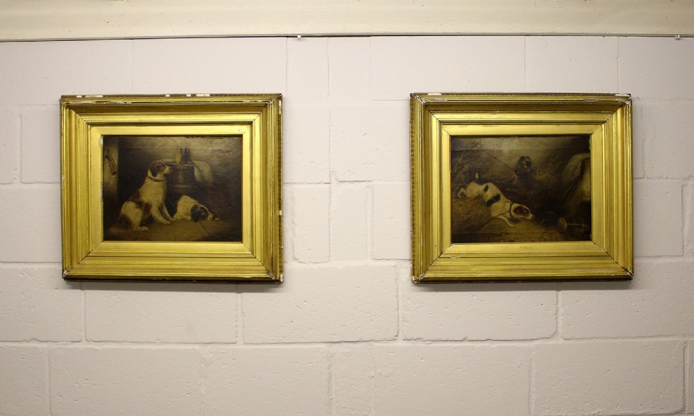 Pair Of George Armfield Paintings Of Dogs