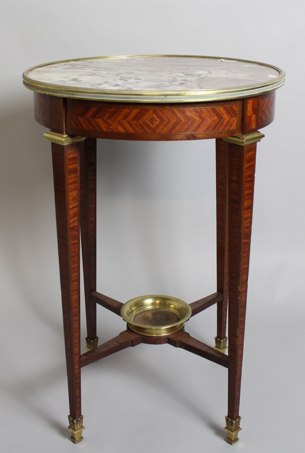 A French Marble Top Ormolu Table