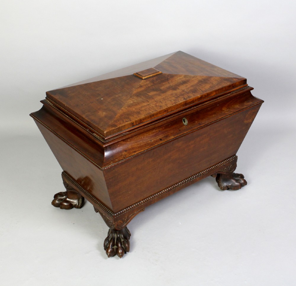 A Regency Mahogany Wine Cooler 