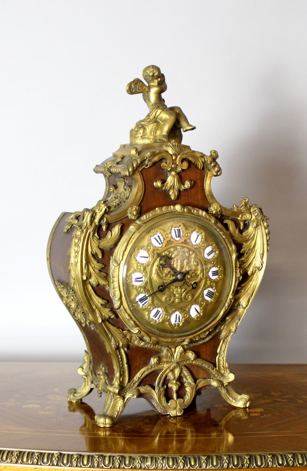JAPY FRERES, BEAUCOURT ORMOLU MANTLE CLOCK