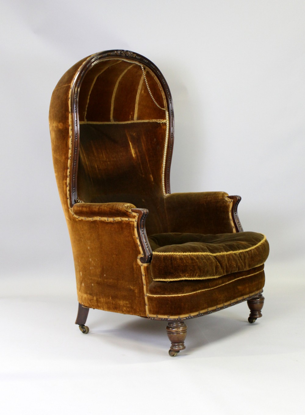 A Mahogany Framed Porters Chair
