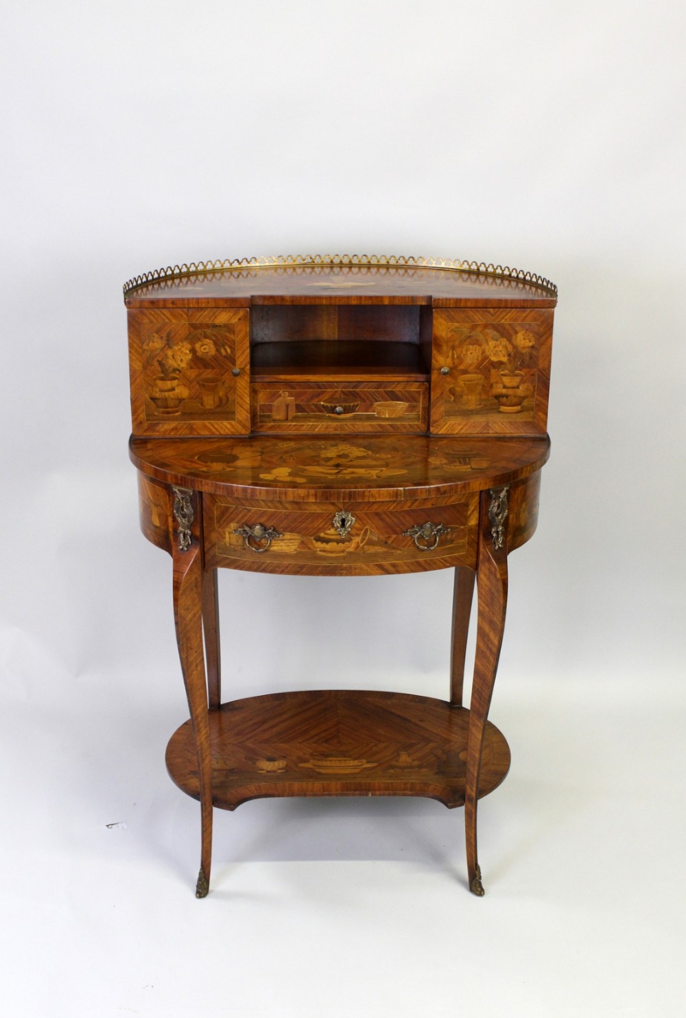 An Early 20th Century Marquetry Inlaid Writing Desk