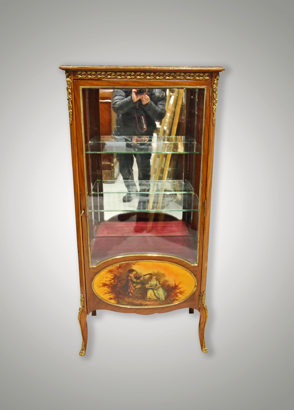 FRENCH VERNIS MARTIN VITRINE CABINET