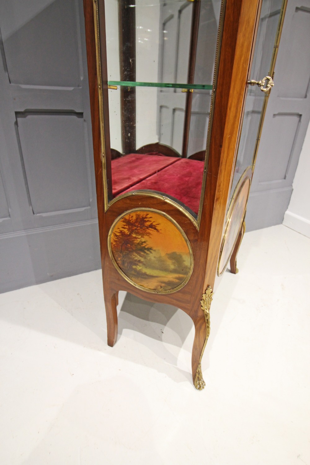FRENCH VERNIS MARTIN VITRINE CABINET View V