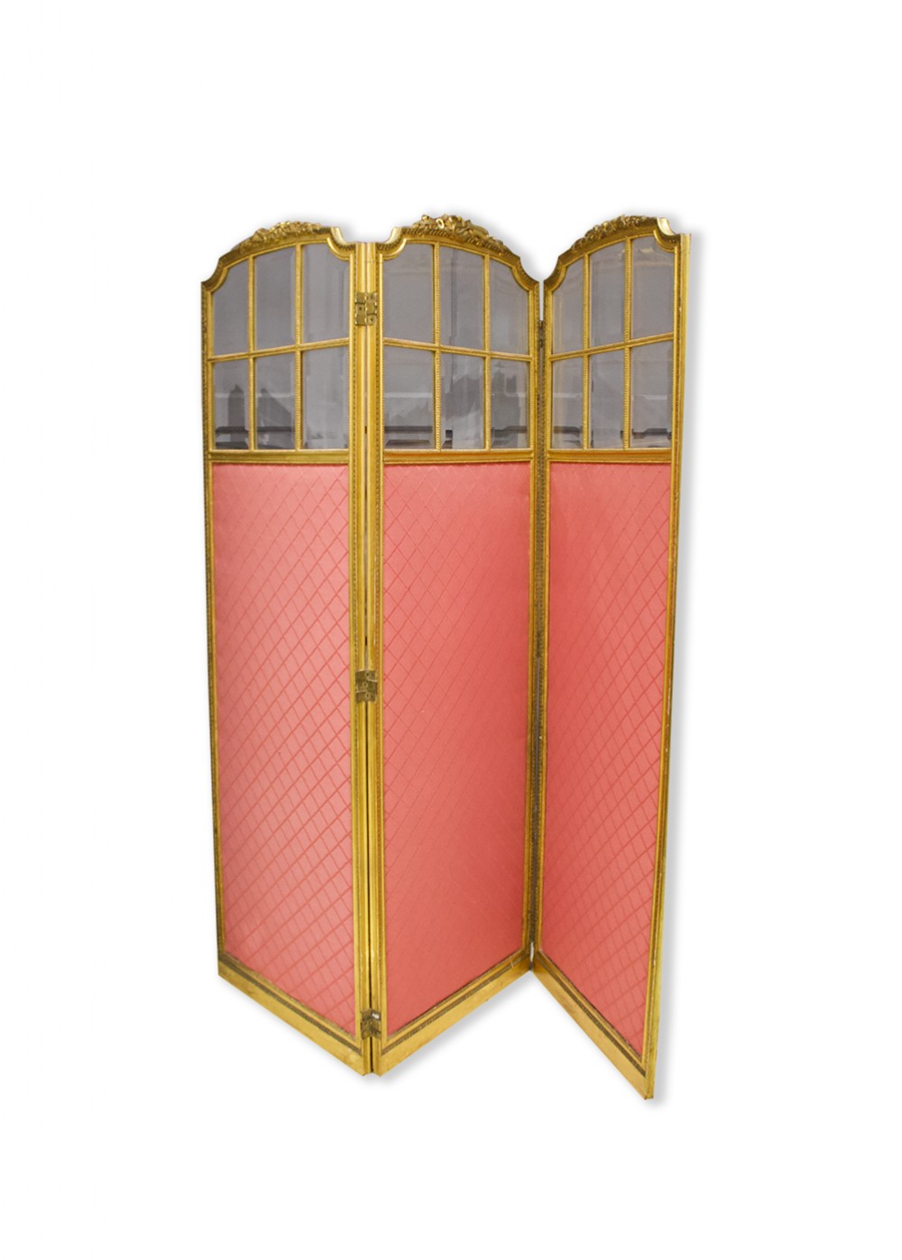 A BEAUTIFUL FRENCH GILTWOOD 3 FOLD SCREEN