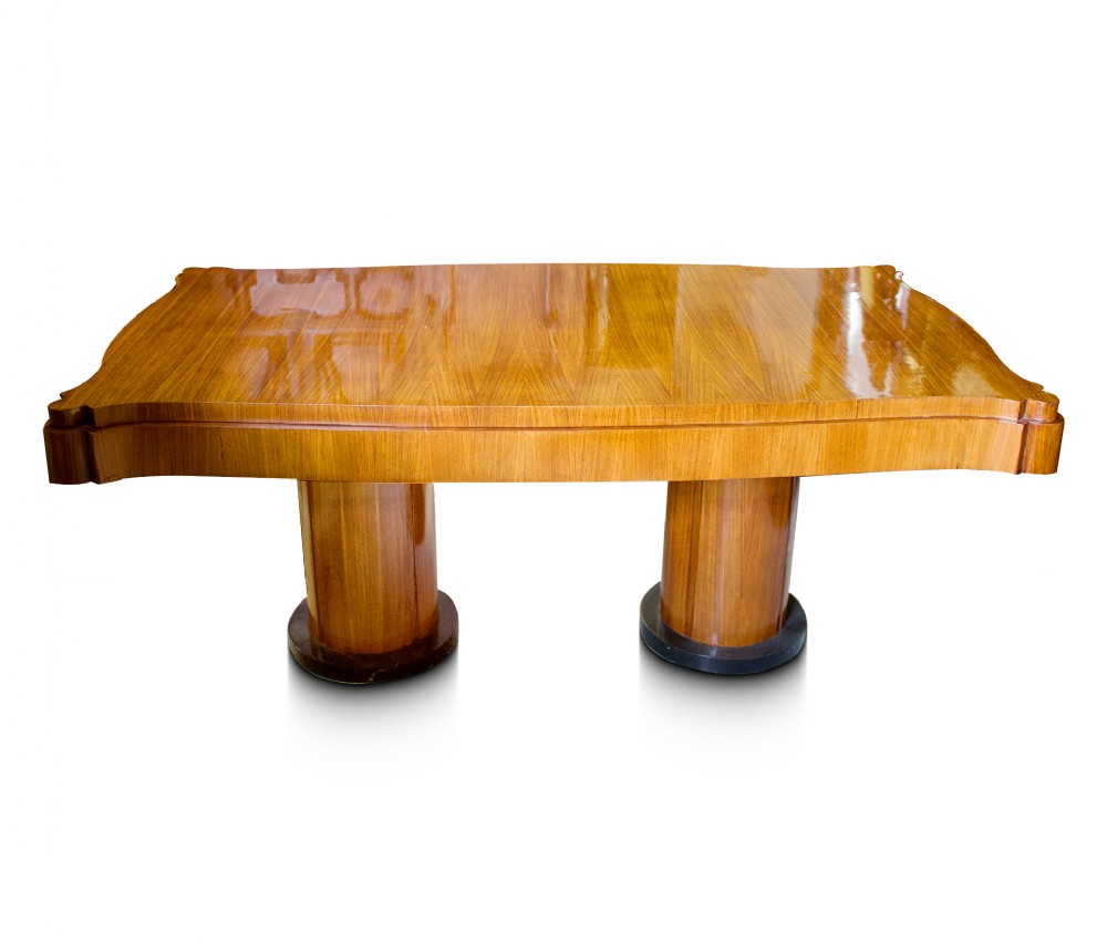 Art Deco Twin Pedestal Dining Table