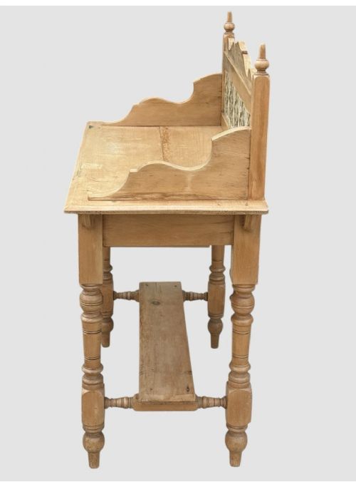 VICTORIAN PINE WASHSTAND ANTIQUE RUSTIC BATHROOM BASIN STAND UNIT - ADDITIONAL PHOTO 2