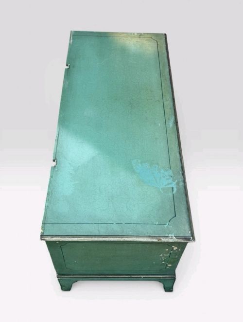 ANTIQUE WARING GILLOW HAND PAINTED SIDE CABINET EDWARDIAN CUPBOARD - ADDITIONAL PHOTO 2