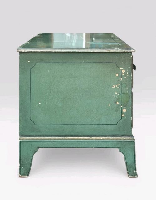 ANTIQUE WARING GILLOW HAND PAINTED SIDE CABINET EDWARDIAN CUPBOARD - ADDITIONAL PHOTO 4