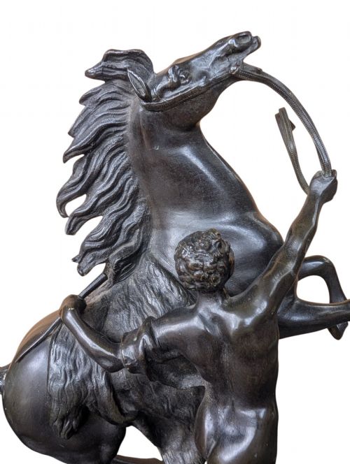 PAIR 19TH CENTURY PAINTED SIGNED BRONZES - ADDITIONAL PHOTO 8