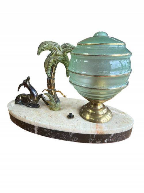 1030S MARBLE BASE TABLE LAMP - ADDITIONAL PHOTO 2