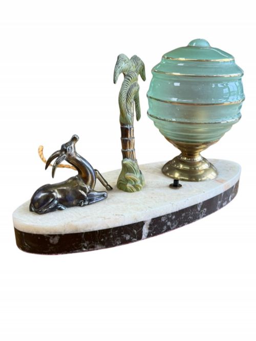 1030S MARBLE BASE TABLE LAMP - ADDITIONAL PHOTO 4