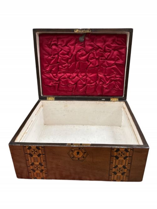 VICTORIAN TUNBRIDGE WARE SEWINGWORK BOX - ADDITIONAL PHOTO 5