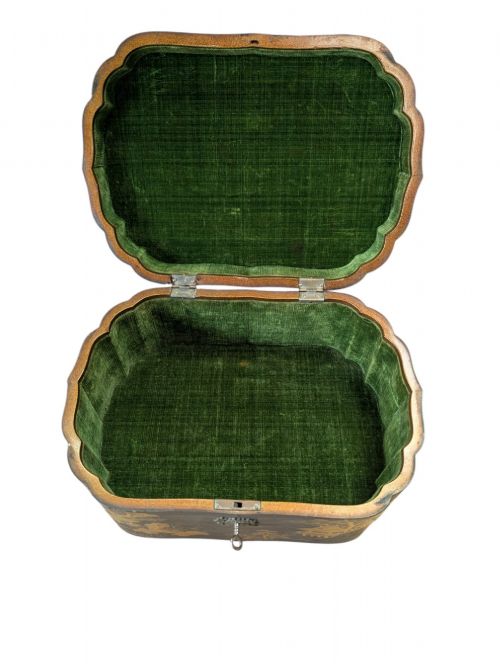 VINTAGE CHINOSERIE CARTOUCHE BOX - ADDITIONAL PHOTO 6